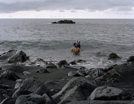 Jeroen with horse, 2003