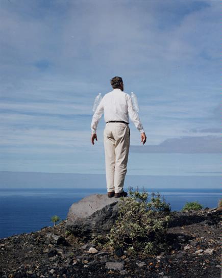 Untitled (Father with waterbottles), 2002